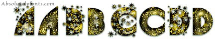 Glitter Font