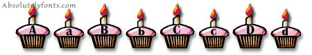 Jolly - birthday font